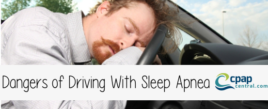 Driving with sleep apnea can be dangerous.
